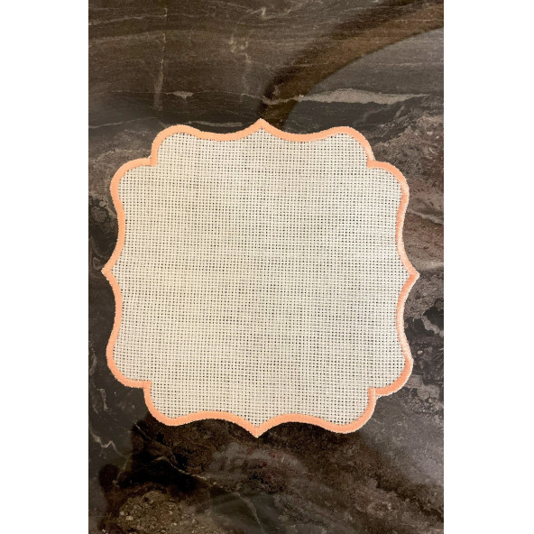 Etamin Işlemelik Sunum Peçetesi - 6 Parça - 15x15cm - 5