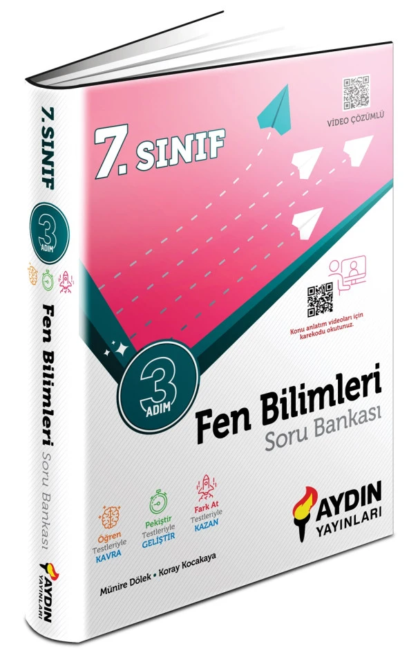 Aydın 2024 7. Sınıf Fen Bilimleri Üç Adım Soru Bankası