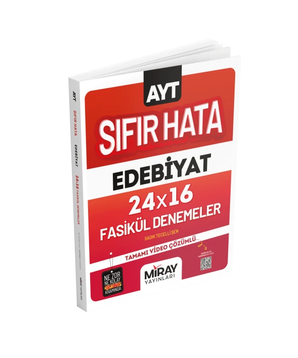Miray 2024 Ayt Edebiyat 16 Sıfır Hata Deneme