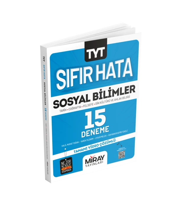 Miray 2024 Tyt Sosyal Bilimler Sıfır Hata 15 Deneme