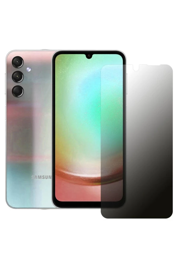Samsung Galaxy A24 Uyumlu 9H Mat Privacy Nano Kırılmaz Ekran Koruyucu ürün görseli