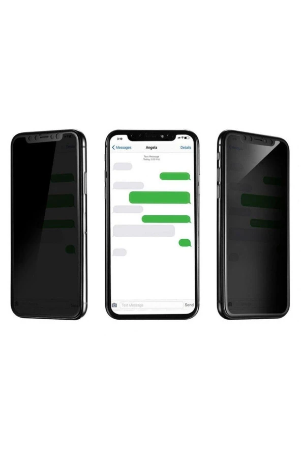 Samsung Galaxy A24 Uyumlu 9H Mat Privacy Nano Kırılmaz Ekran Koruyucu - Resim 4