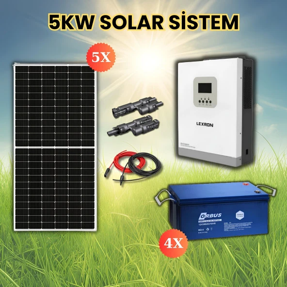 5 KW JEL AKÜLÜ PAKET SİSTEM