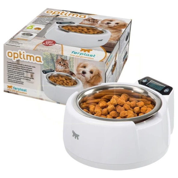 Optima Bowl Kedi & Köpek Tartılı Mama Kabı - 3