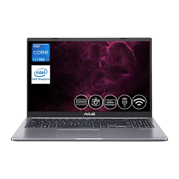 Asus X515  Intel Core i3 1115G4 24GB 256GB M.2 SSD  X515EA-EJ3902 ATL9 Fdos 15.6'' Taşınabilir Bilgisayar