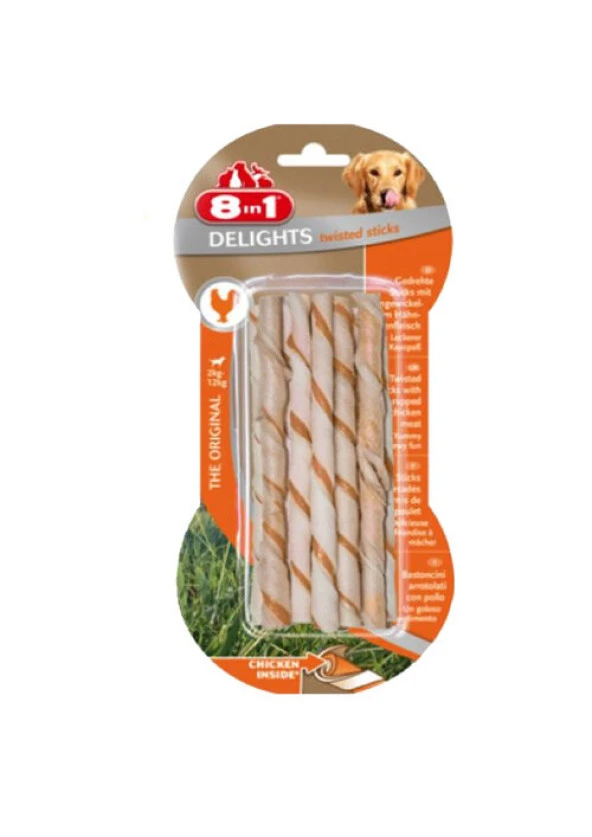 8in1 Delights Twisted Sticks 55 Gr