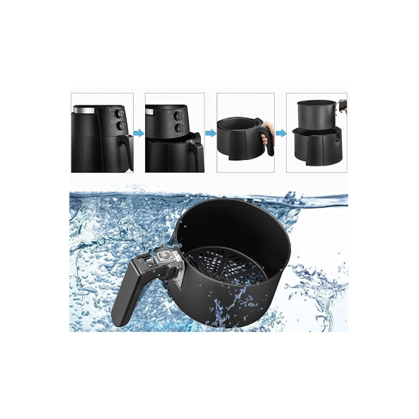 KUMTEL Fastfryer XL ( Yağsız Fritöz Airfryer ) HAF-01 - 3
