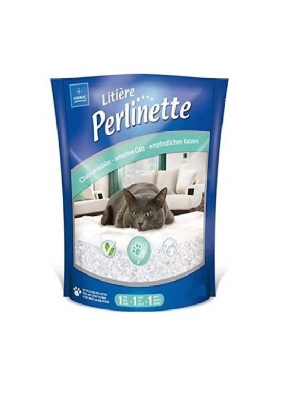 Perlinette Yetişkin ve Hassas Kediler İçin Kalın Kristal Kum (4.4lt) 1,8 kg