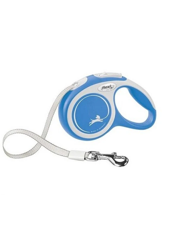 Flexi New Comfort 3 Mt Şerit Otomatik Tasma XS Mavi