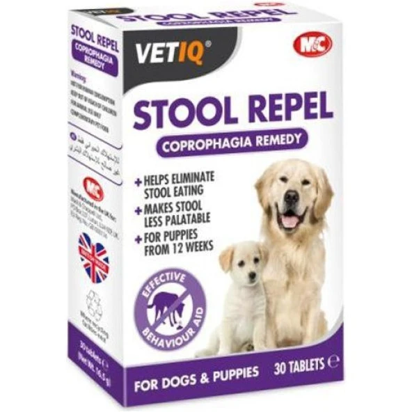 Vetiq Stool Repel Coprophagia Aid 30 Tablet