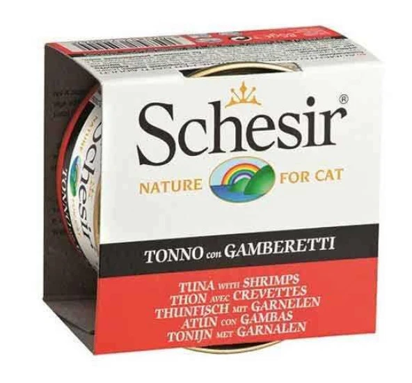 Schesir Ton Balığı Karides Kedi Konservesi 85 Gr