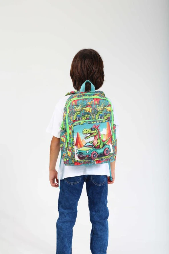 Kaukko Kids Sırt Çantası Sweet Dinosaur L5189 - Resim 2