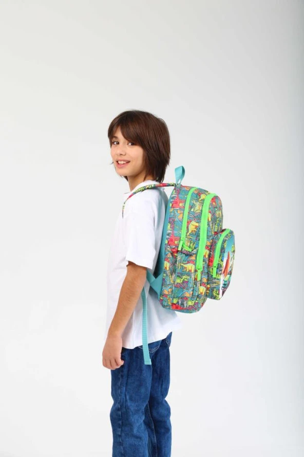 Kaukko Kids Sırt Çantası Sweet Dinosaur L5189 - Resim 3