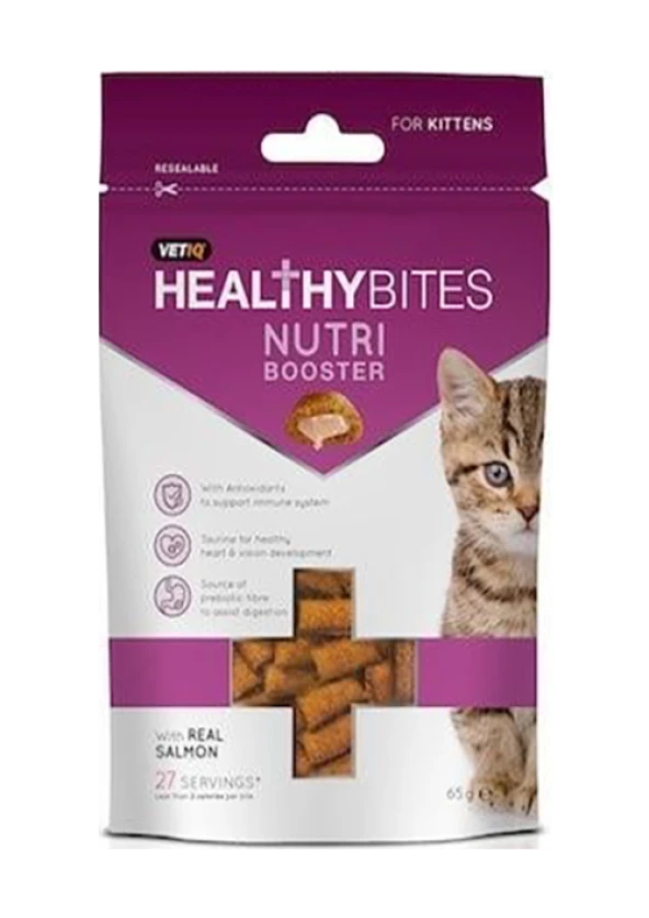 Vetiq Healthy Bites Nutri Booster Yavru Kedi Ödül Maması 65 Gr-02090