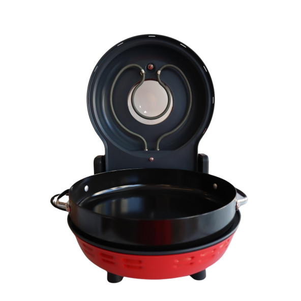 ERATEC PM-27 Taş Fırın Seti - Pizza Makinesi Yeni Model Kırmızı - Resim 4