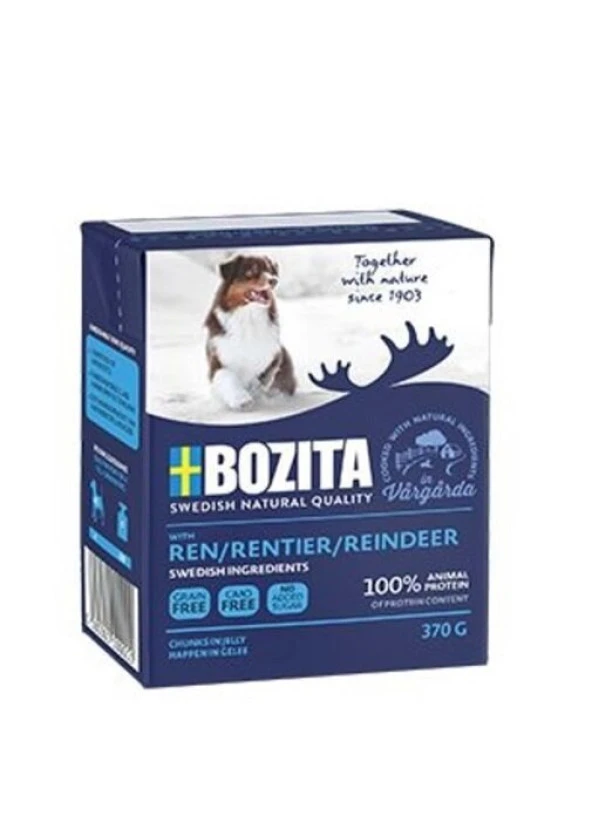 Bozita Naturals Reindeer Ren Geyikli Köpek Konservesi 370 Gr.