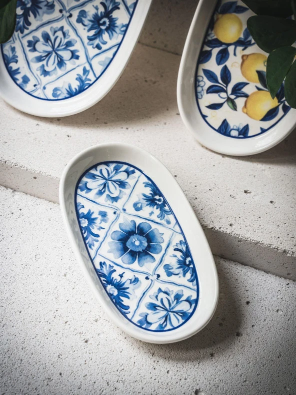 The Mia Odore Di Limone Oval Servis 2li 21 cm ODL0011 - 3