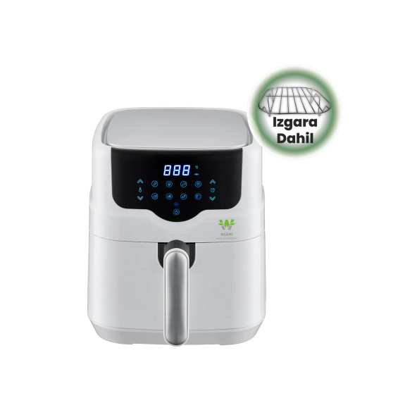 Wiami Wiami Air Fryer 4.5 Litre Beyaz Akıllı Fritöz - 4