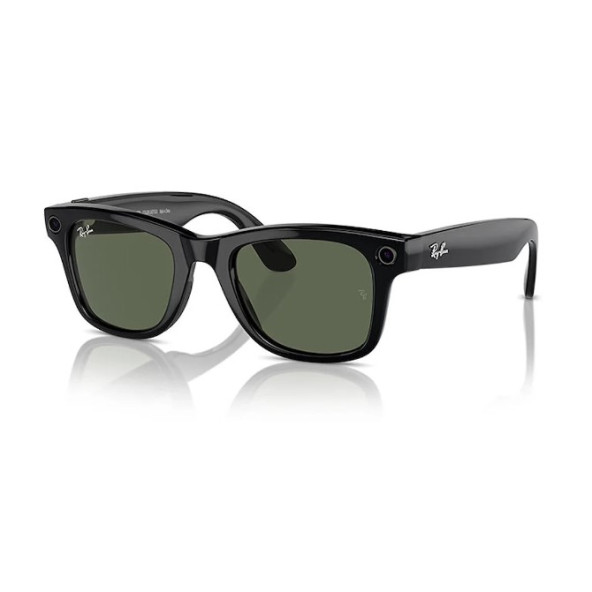 RAYBAN WAYFARER & META SHİNY BLACK G15 YEŞİL