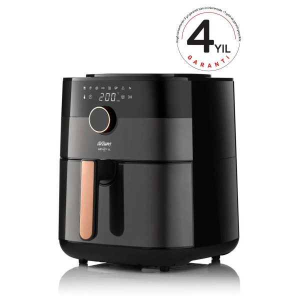 Arzum AR2074-B Airtasty XL Yağsız Fitöz Airfryer, 6 Litre Kapasite, Bakır