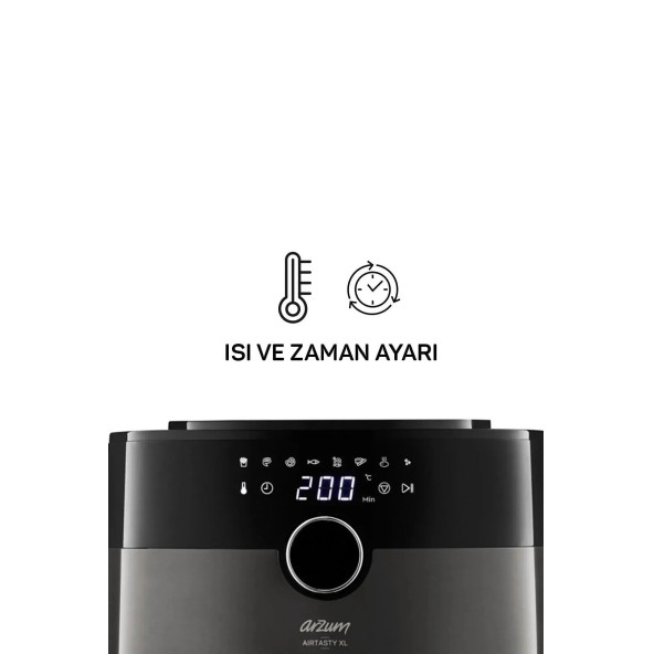 Arzum AR2074-B Airtasty XL Yağsız Fitöz Airfryer, 6 Litre Kapasite, Bakır - 3