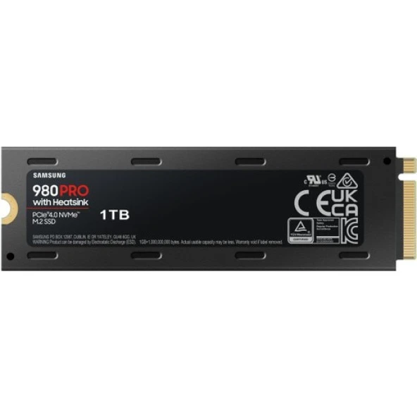 Samsung 1TB 980 Pro Soğutuculu PCIe 4.0 x4 NVMe™ 1.3c 7.000MB-5.000MB/sn M.2 (2280) SSD MZ-V8P1T0CW SSD