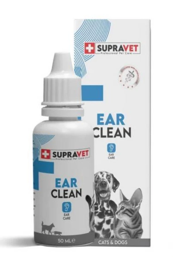 Supravet Kedi Köpek Kulak Temizleme Solüsyonu 50 Ml