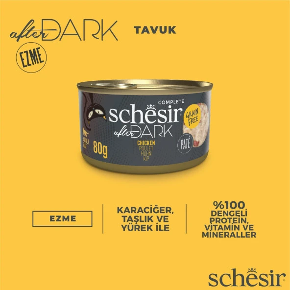 Schesir After Dark Tavuk Paté Konserve 80G - 4
