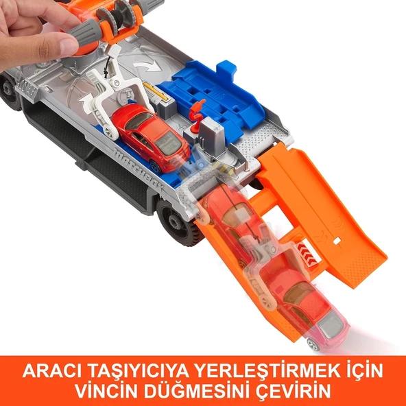 Matchbox HRY43 Çekici Ve Tamir Kamyonu Ve Bir Araç 2019 AUDI TT RS COUPE - 4
