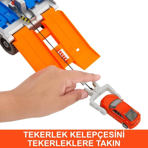 Matchbox HRY43 Çekici Ve Tamir Kamyonu Ve Bir Araç 2019 AUDI TT RS COUPE - 2