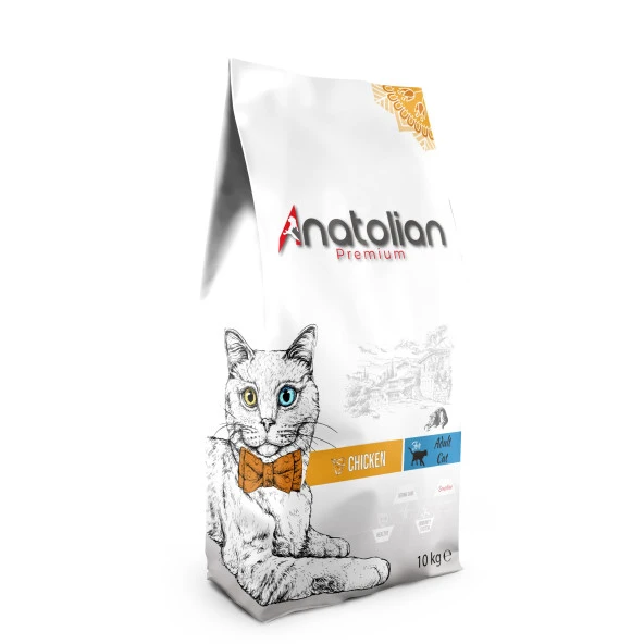 Anatolian Premium Tavuklu Yetişkin Kedi Maması 10 kg