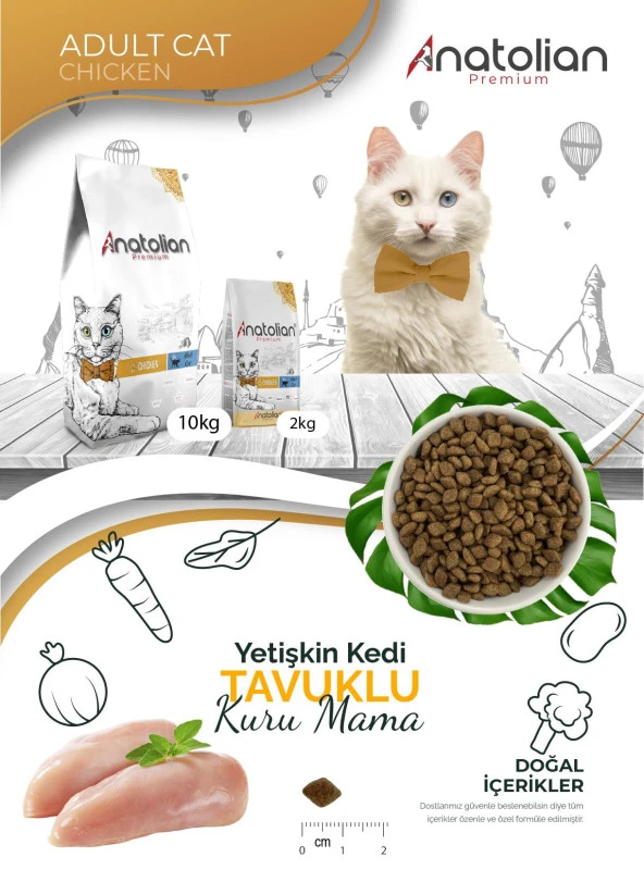 Anatolian Premium Tavuklu Yetişkin Kedi Maması 10 kg - 4