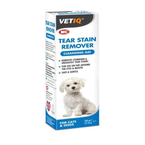 Vetiq Tear Stain Remover Göz Yaşı Lekesi Temizleme Solusyonu 100 Ml