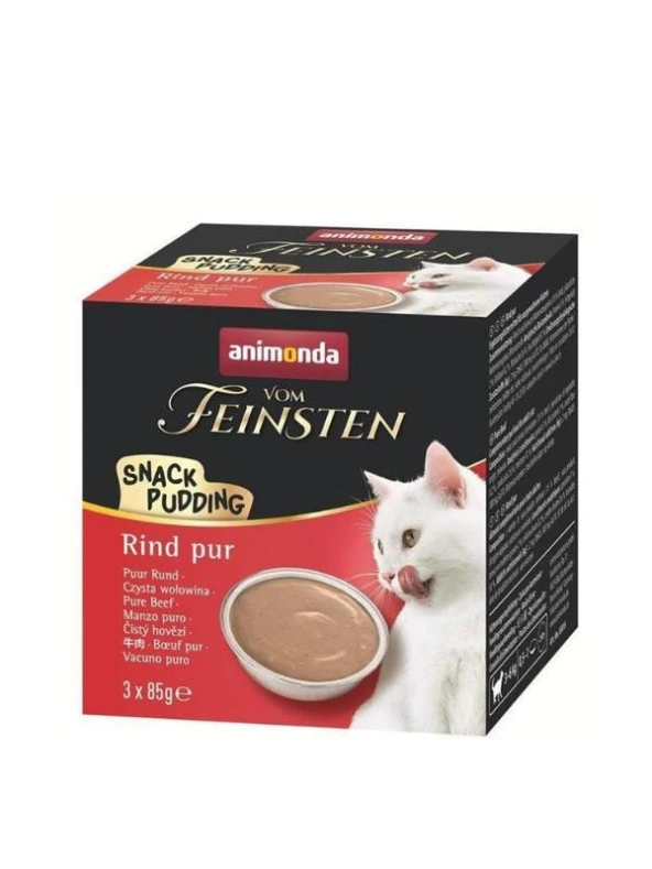 Animonda Vom Feinsten Biftekli Yetişkin Kedi Pudingi 3x85 gr