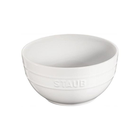 Staub 405111280 Seramik Kase Yuvarlak 17Cm Beyaz