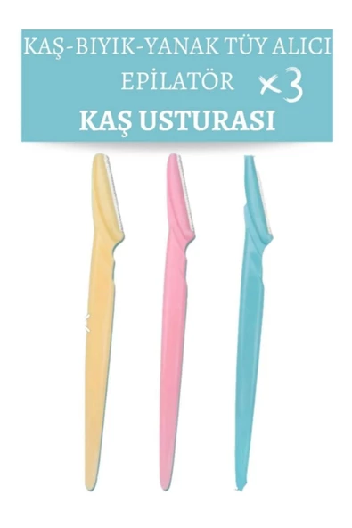 Philips 8000 Serisi Islak/Kuru Epilasyon Aleti Cihazı - Braun Mini Tüy Alma Makinesi - Kaş Usturası 3'lü Set - 4