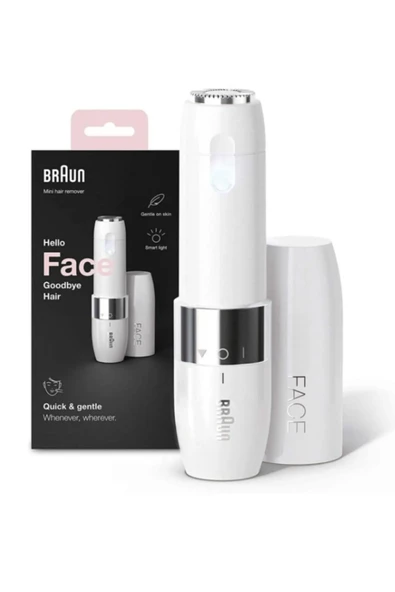 Philips 8000 Serisi Islak/Kuru Epilasyon Aleti Cihazı - Braun Mini Tüy Alma Makinesi - Kaş Usturası 3'lü Set - 3