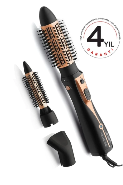 Arzum Volume Pro Hava Üflemeli Saç Şekillendirici AR5063 Düzleştirici Siyah