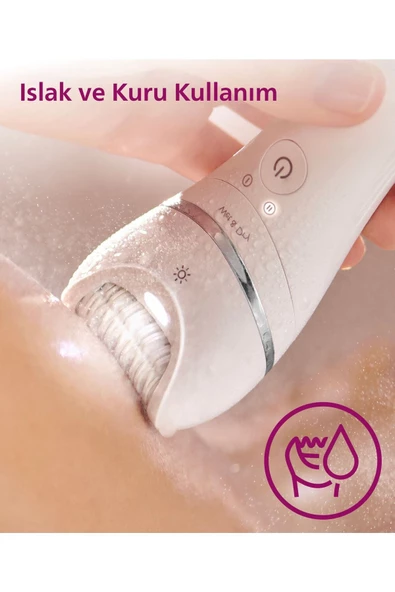 Philips Satinelle Epilatör Epilasyon Aleti BRE700/05 Islak Kuru - 6