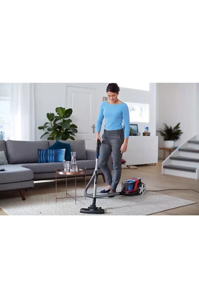 Philips  Powerpro CityToz Torbasız Süpürge Powercyclone5 Alergy H13 Filtre,1.5L Kapasite, FC9331/07 - 7