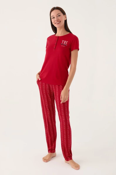 Arnetta 2908 The Kadın Kısa Kol Pijama Takımı