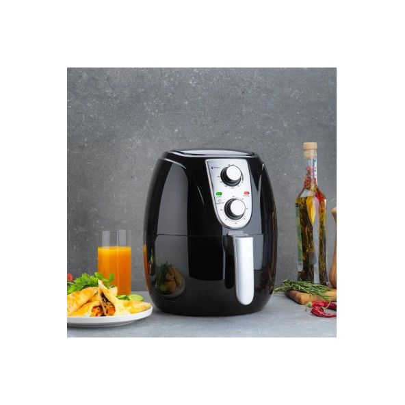 Schafer Thermochef Smart Airfryer/sıcak Hava Fritözü-siyah