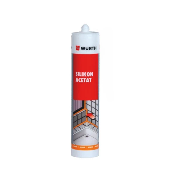 Würth Silikon Asetat Şeffaf 310 ML