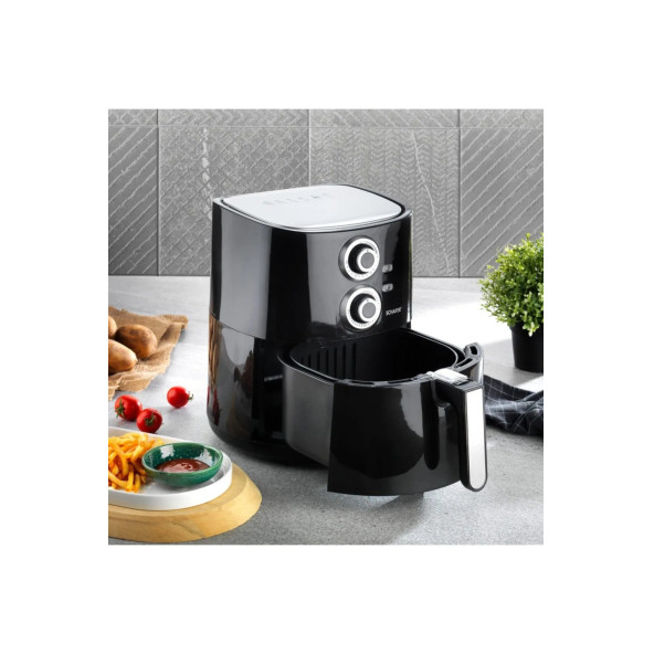 Schafer Thermochef Manuel Airfryer/sıcak Hava Fritözü-siyah - 3