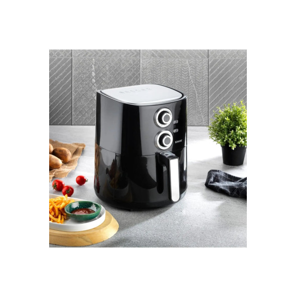Schafer Thermochef Manuel Airfryer/sıcak Hava Fritözü-siyah - 5