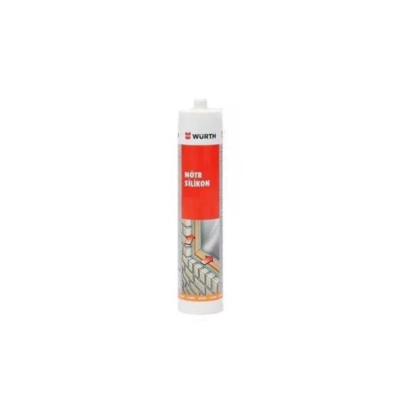 Würth Nötr Silikon Şeffaf 310 ML