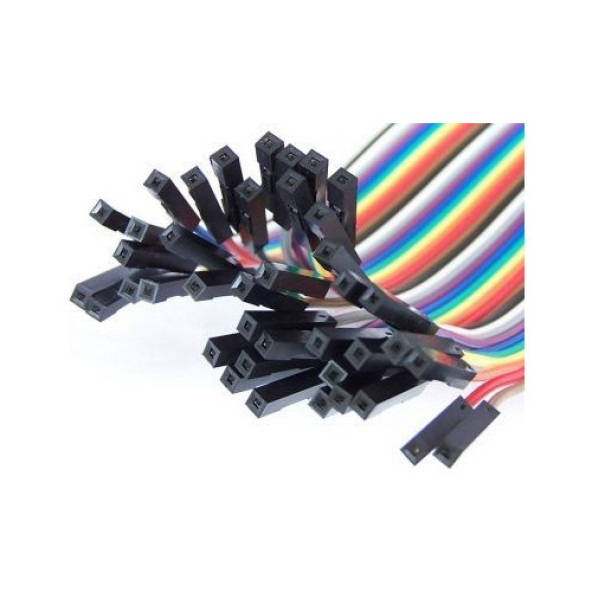 40 Pin Ayrılabilen Dişi-Dişi Jumper Kablo-200 Mm - 3
