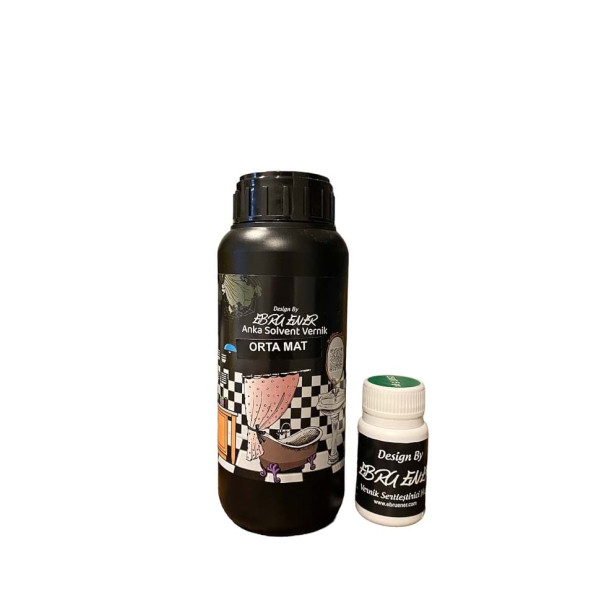 Ebru Ener Anka Solvent Vernik Orta Mat 250 gr.