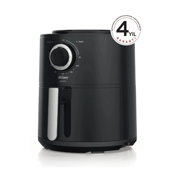 Arzum AR2062-G Airtasty Yağsız Fitöz Airfryer, 4 Litre Kapasite, Gümüş - 5