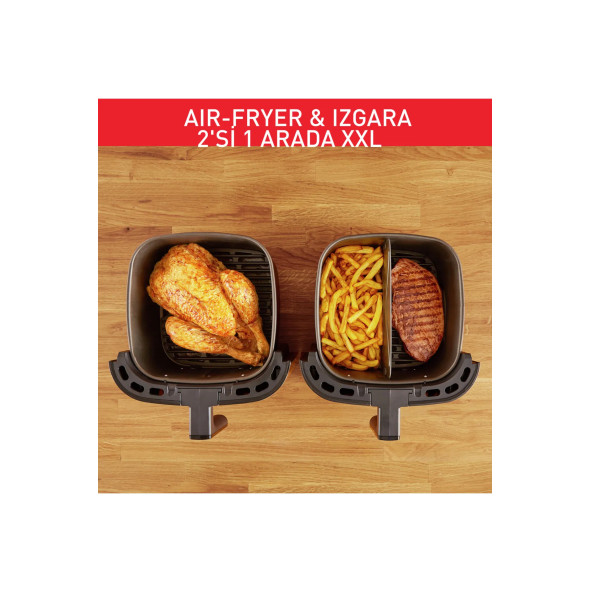Tefal Ey8018 Easy Fry & Grill & Xxl Yağsız Fritöz Airfryer, 6,5 Litre Kapasite - 4